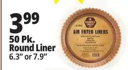 Ocean State Job Lot Baker's Choice Round Air Fryer Liners offer