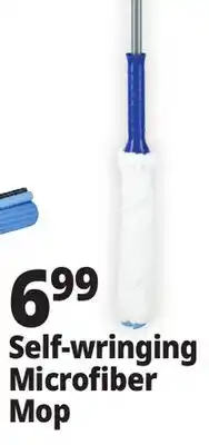 Ocean State Job Lot Self-wringing Microfiber Mop offer