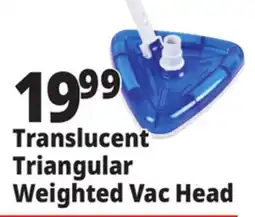 Ocean State Job Lot Translucent Triangular Weighted Vac Head offer
