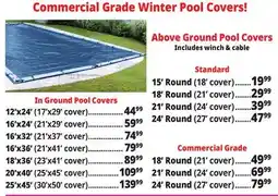 Ocean State Job Lot Above Ground Pool Covers offer