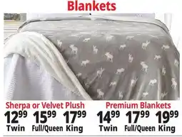 Ocean State Job Lot Blankets offer