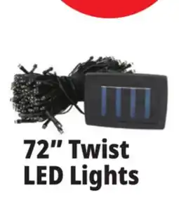 Ocean State Job Lot Solar Twist Lights 200 Lights 72' offer