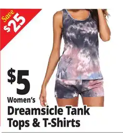 Ocean State Job Lot Women's Dreamsicle Tank Tops & T-shirts offer