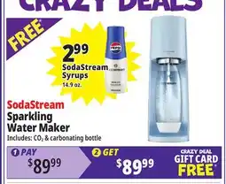 Ocean State Job Lot SodaStream Terra Sparkling Water Maker White/Gold offer
