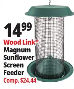 Ocean State Job Lot WoodLink Magnum Black Oil Sunflower Bird Feeder offer