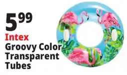 Ocean State Job Lot Intex Groovy Color Transparent Tubes offer