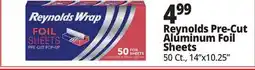 Ocean State Job Lot Reynolds Pre-Cut Aluminum Foil Sheets offer