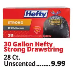 Ocean State Job Lot Hefty Strong Lawn & Leaf 39 Gallon Trash Bags 18 Count offer