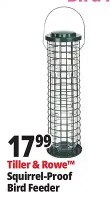 Ocean State Job Lot Tiller & Rowe Squirrel-Proof Bird Feeder offer
