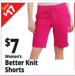 Ocean State Job Lot Women's Better Knit Shorts offer