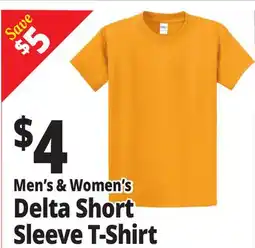 Ocean State Job Lot Men's & Women's Delta Short Sleeve T-Shirt offer
