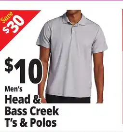 Ocean State Job Lot Men's Head & Bass Creek T's & Polos offer
