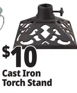 Ocean State Job Lot Cast Iron Torch Stand offer