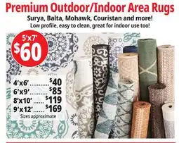 Ocean State Job Lot Premium Outdoor/Indoor Area Rugs offer