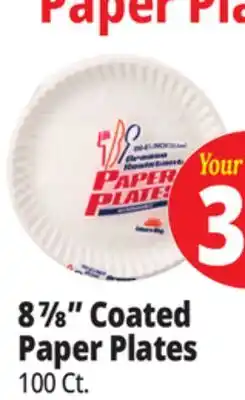 Ocean State Job Lot 8 7/8 Coated Paper Plates offer