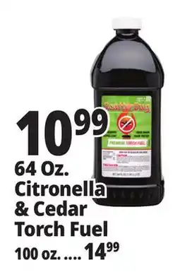 Ocean State Job Lot 64 Oz. Citronella & Cedar Torch Fuel offer