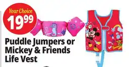 Ocean State Job Lot Puddle Jumpers or Mickey & Friends Life Vest offer