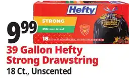 Ocean State Job Lot 39 Gallon Hefty Strong Drawstring offer