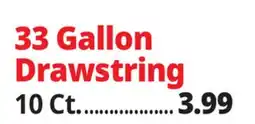 Ocean State Job Lot 33 Gallon Drawstring offer