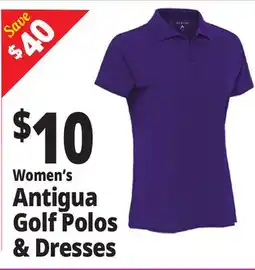 Ocean State Job Lot Women's Antigua Golf Polos & Dresses offer