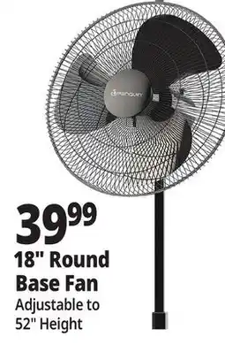 Ocean State Job Lot Penguin Adjustable Pedestal Fan 18 offer