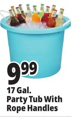 Ocean State Job Lot Party Tub With Rope Handles offer