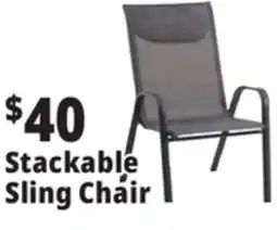 Ocean State Job Lot Stackable Sling Chair offer