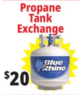 Ocean State Job Lot Blue Rhino Propane Tank Exchange offer