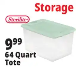 Ocean State Job Lot 64 Quart Tote offer