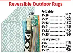 Ocean State Job Lot Reversible Outdoor Rugs offer