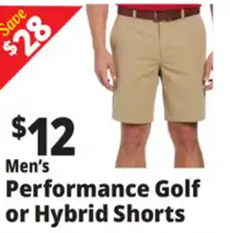 Ocean State Job Lot Men's Performance Golf or Hybrid Shorts offer