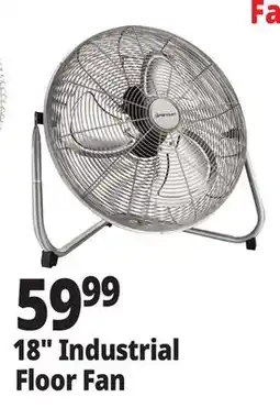 Ocean State Job Lot 18 Industrial Floor Fan offer