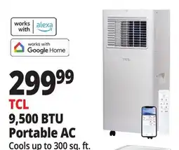 Ocean State Job Lot TCL 9,500 BTU Portable AC offer