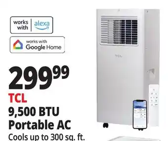 Ocean State Job Lot TCL 9,500 BTU Portable AC offer