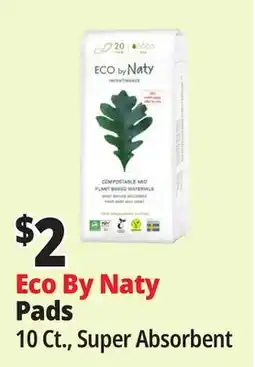Ocean State Job Lot Eco By Naty Pads offer