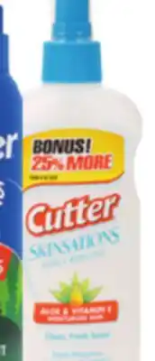 Ocean State Job Lot Cutter Skinsations Insect Repellent 7.5 fl oz offer