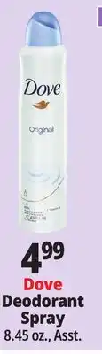Ocean State Job Lot Dove Deodorant Spray offer