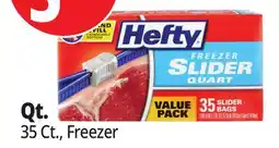 Ocean State Job Lot Hefty Storage Bags Qt offer