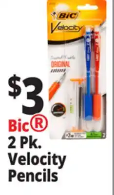 Ocean State Job Lot Bic 2 Pk. Velocity Pencils offer