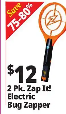 Ocean State Job Lot 2-in-1 Rechargeable Bug Zapper & Lantern offer
