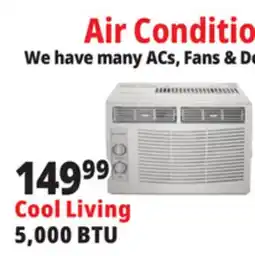 Ocean State Job Lot Cool-Living 5 000 BTU Window Air Conditioner offer