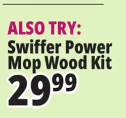 Ocean State Job Lot Swiffer Power Mop Wood Kit offer
