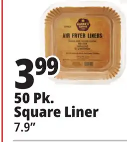 Ocean State Job Lot 50 Pk. Square Liner offer