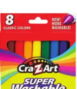 Ocean State Job Lot Cra-Z-Art 8 Ct. Washable Markers offer