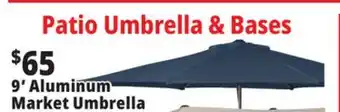 Ocean State Job Lot 9' Aluminum Market Umbrella offer