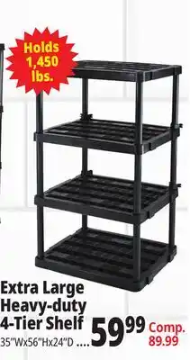 Ocean State Job Lot Extra Large Heavy Duty 4 Shelf offer