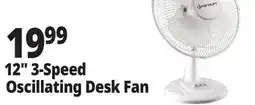Ocean State Job Lot Penguin Oscillating Desk Fan 12 offer