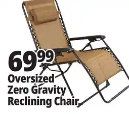 Ocean State Job Lot Oversized Zero Gravity Reclining Chair offer