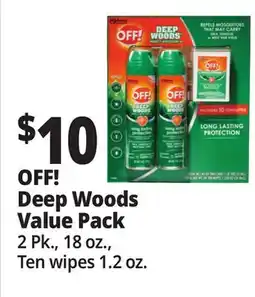 Ocean State Job Lot OFF! Deep Woods Value Pack offer