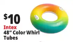 Ocean State Job Lot Intex 48 Color Whirl Tubes offer